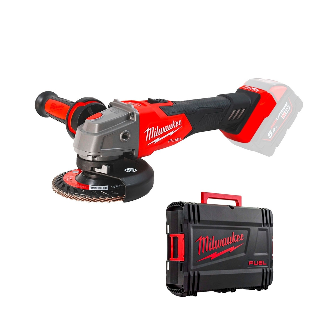 Акумулаторен ъглошлайф MILWAUKEE M18 FSAG125X-0X