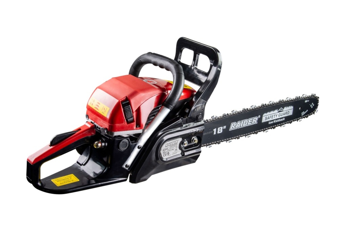 Трион Raider верижен бензинов 2400 W, 45 см, 0.325 