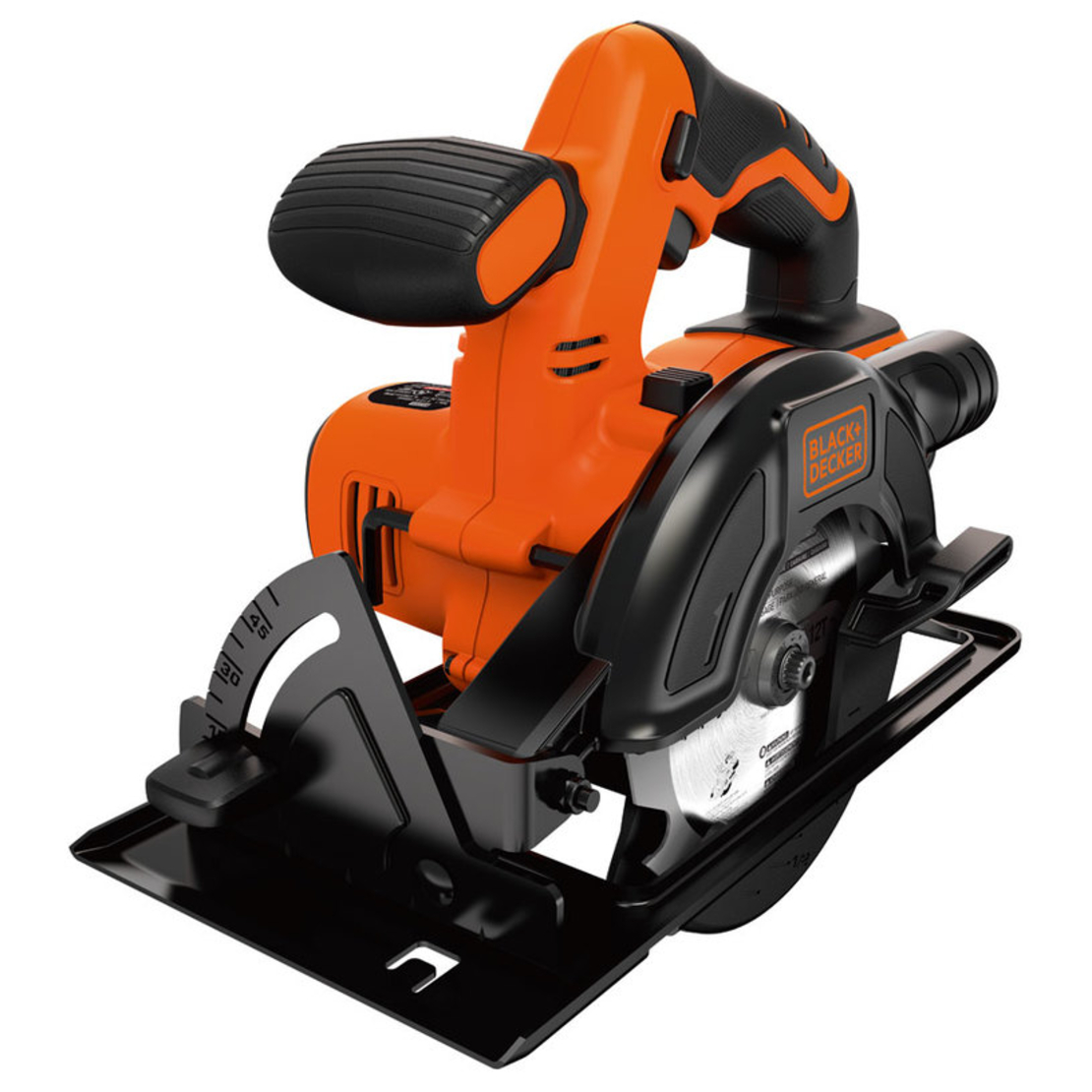 Акумулаторен ръчен циркуляр Black & Decker без батерия и зарядно, 18 V, ф 140 мм, 3700 об./мин, BDCCS18N