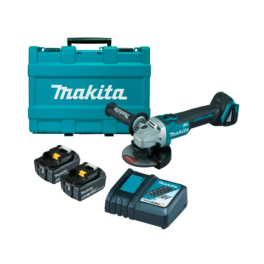 Акумулаторен ъглошлайф MAKITA DGA511RTE