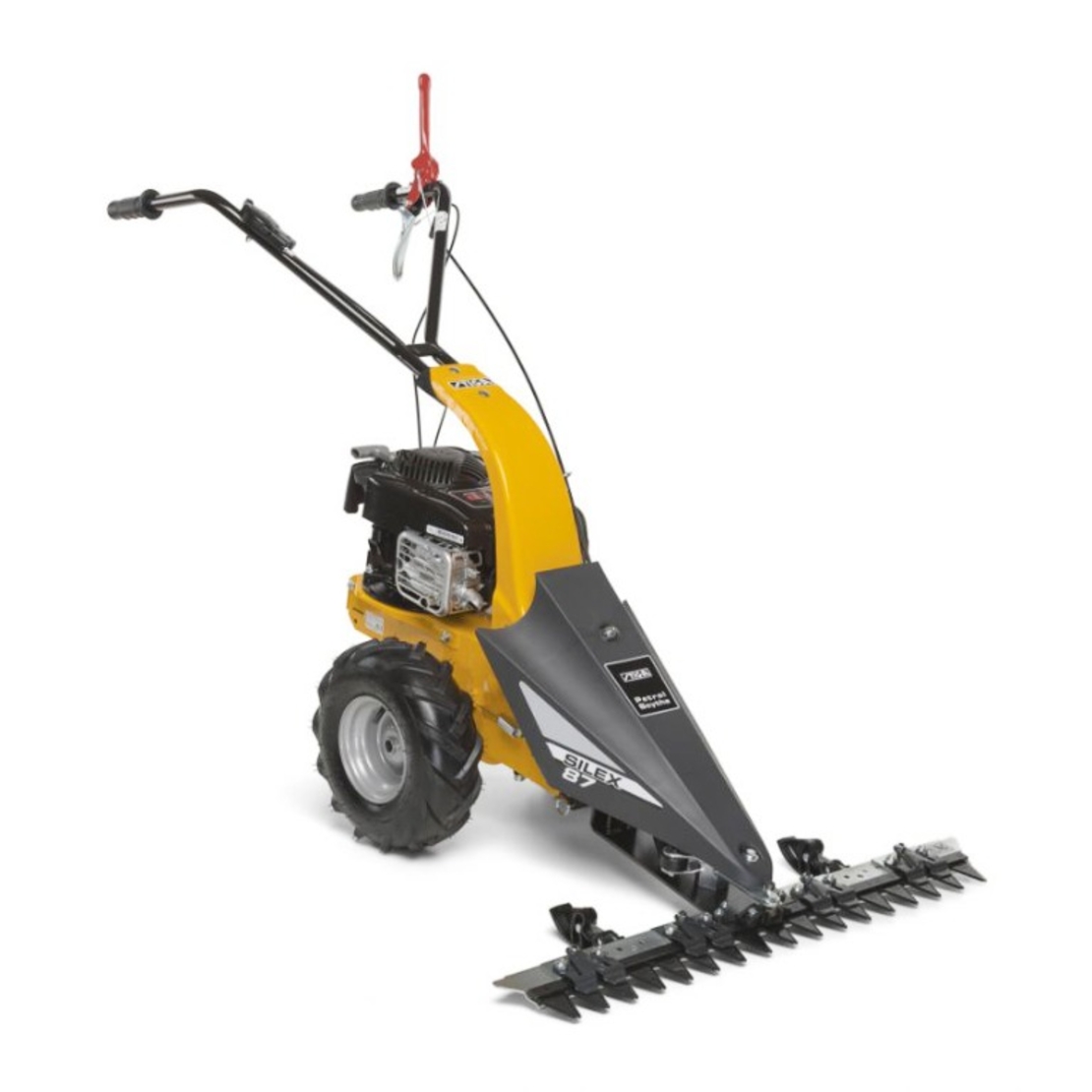 Коса Stiga бензинова самоходна палцова за висока трева 3.8 kW, 5.1 к.с., 870 мм, Silex 87 B