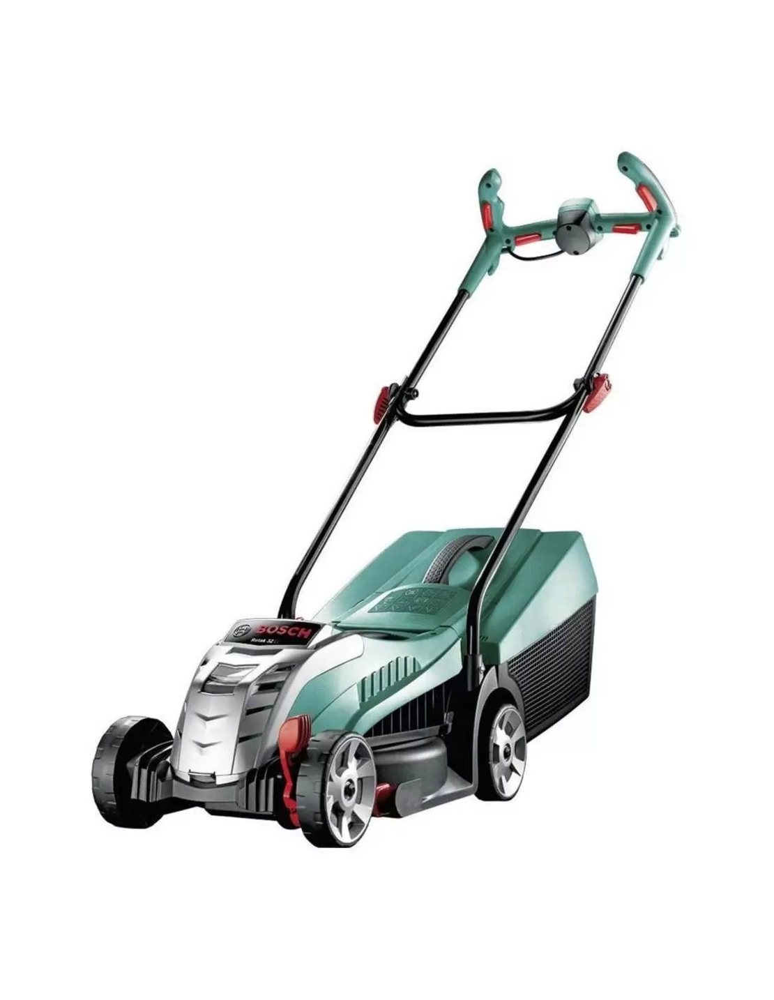 Коса Bosch акумулаторна колесна с 1 батерия и зарядно, 36 V, 2 Ah, 320 мм, Rotak 32 LI