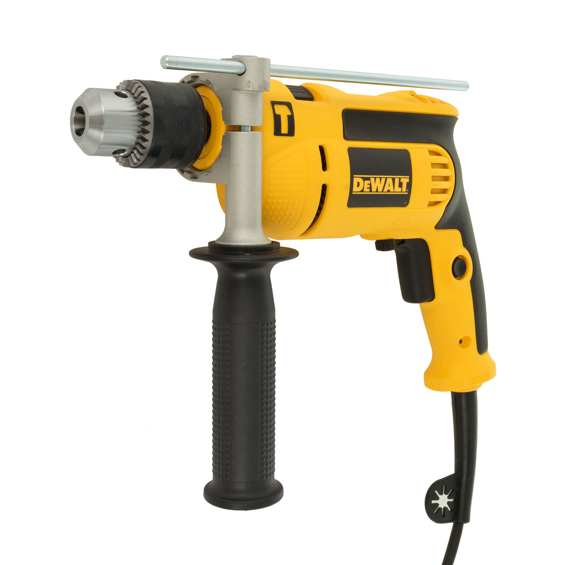 Ударна бормашина DeWALT кабелна 650 W, 8.6 Nm, 0-2800 об./мин, 1.5-13 мм, DWD024S