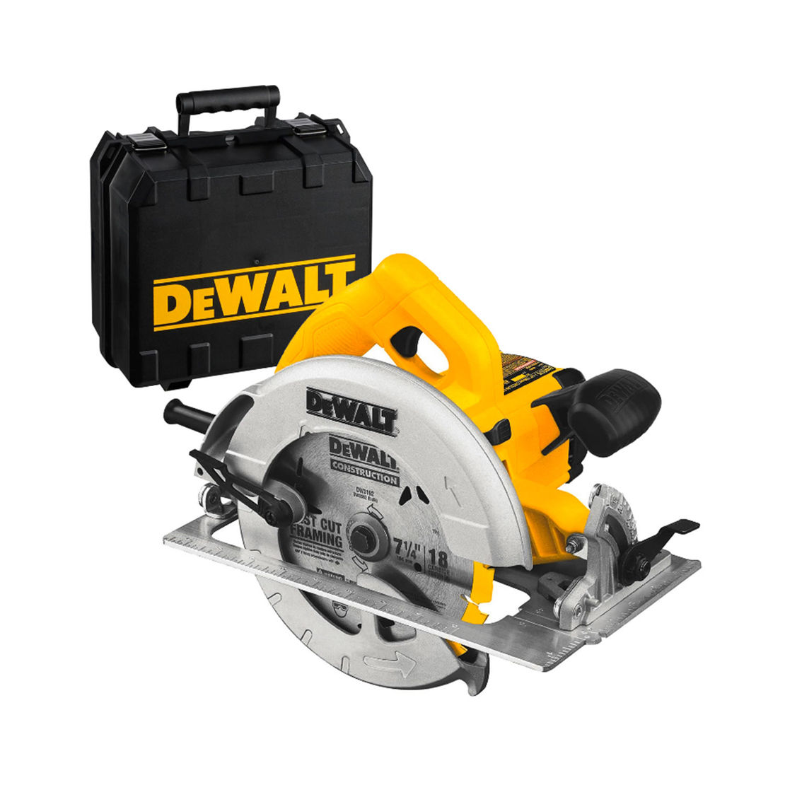 Циркуляр DeWALT електрически 1600 W, ф 190 мм, 5200 об./мин, DWE575K