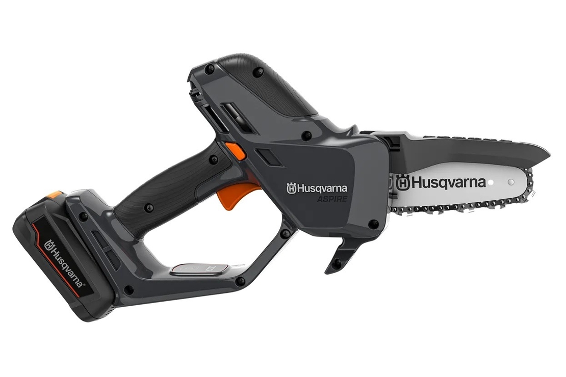 Трион Husqvarna верижен акумулаторен с 1 батерия и зарядно, 18 V, 2.5 Ah, 12.7 см, 1/4 