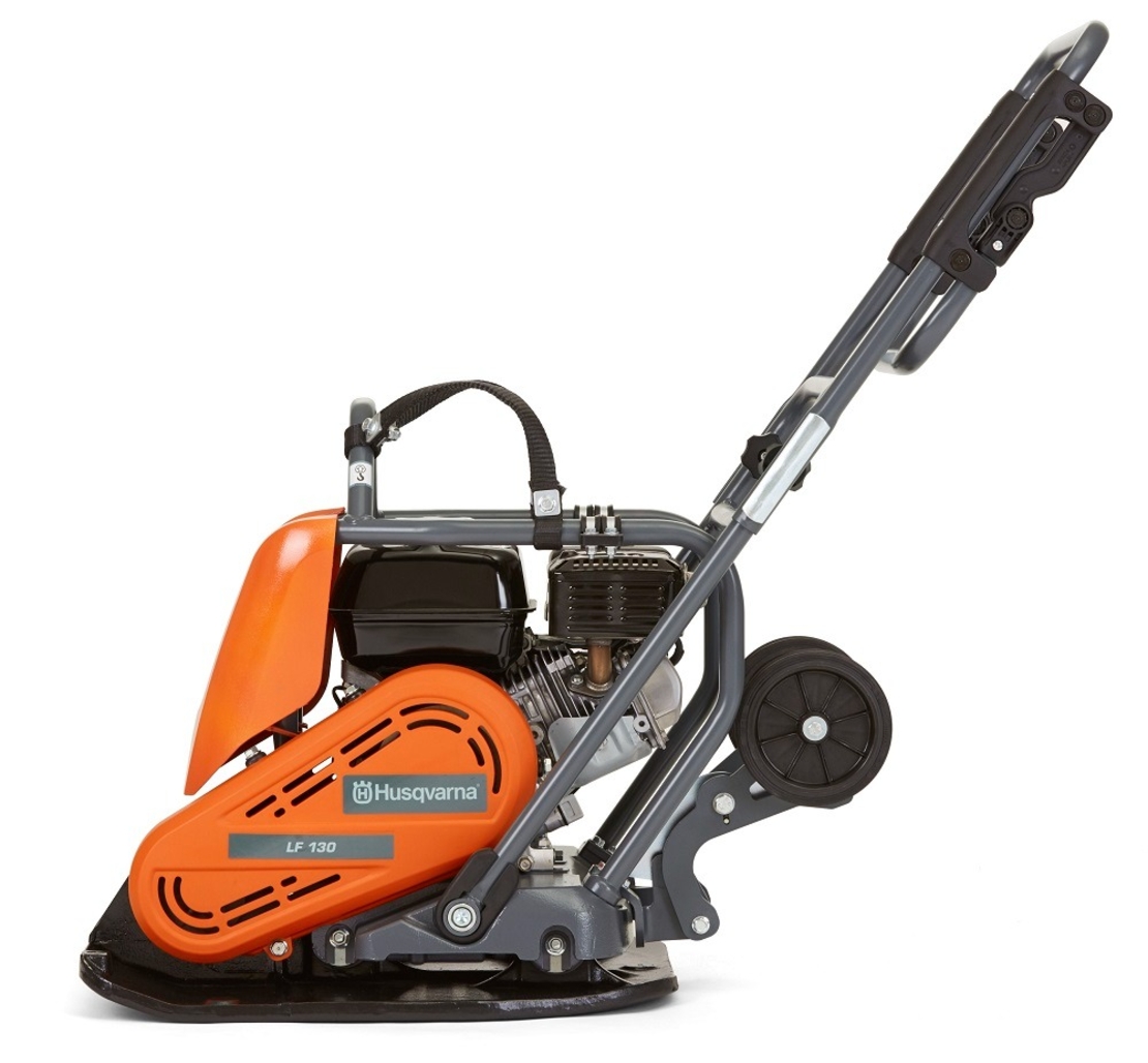 Трамбовка Husqvarna Construction тип вибрационна плоча бензинова 3600 W, 500х580 мм, 20 kN, 22 м/мин, LF 130 LT1