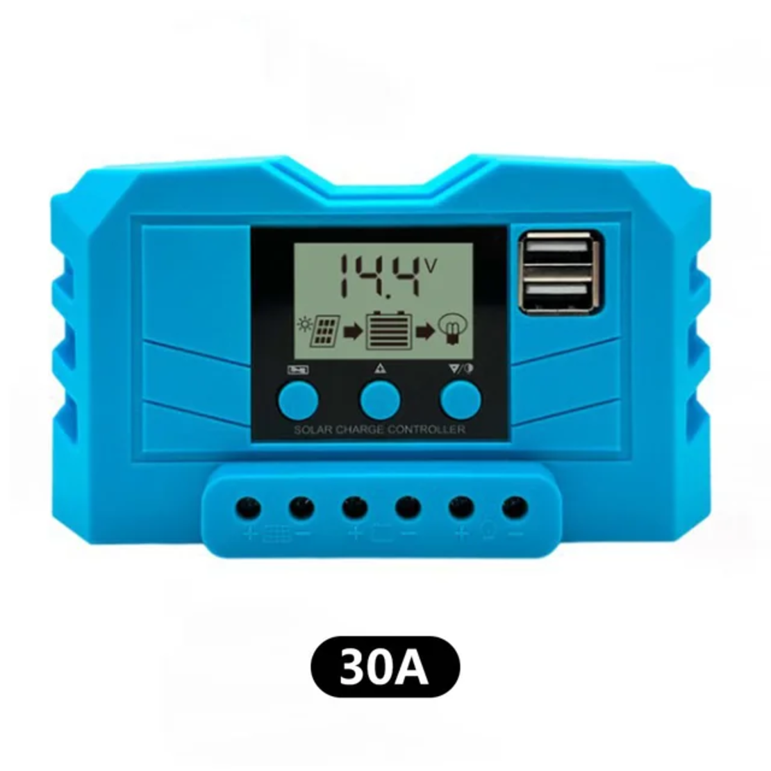 30А PWM Соларен Контролер - Lead Acid , Lifepo4 , LiIon , AGM ....