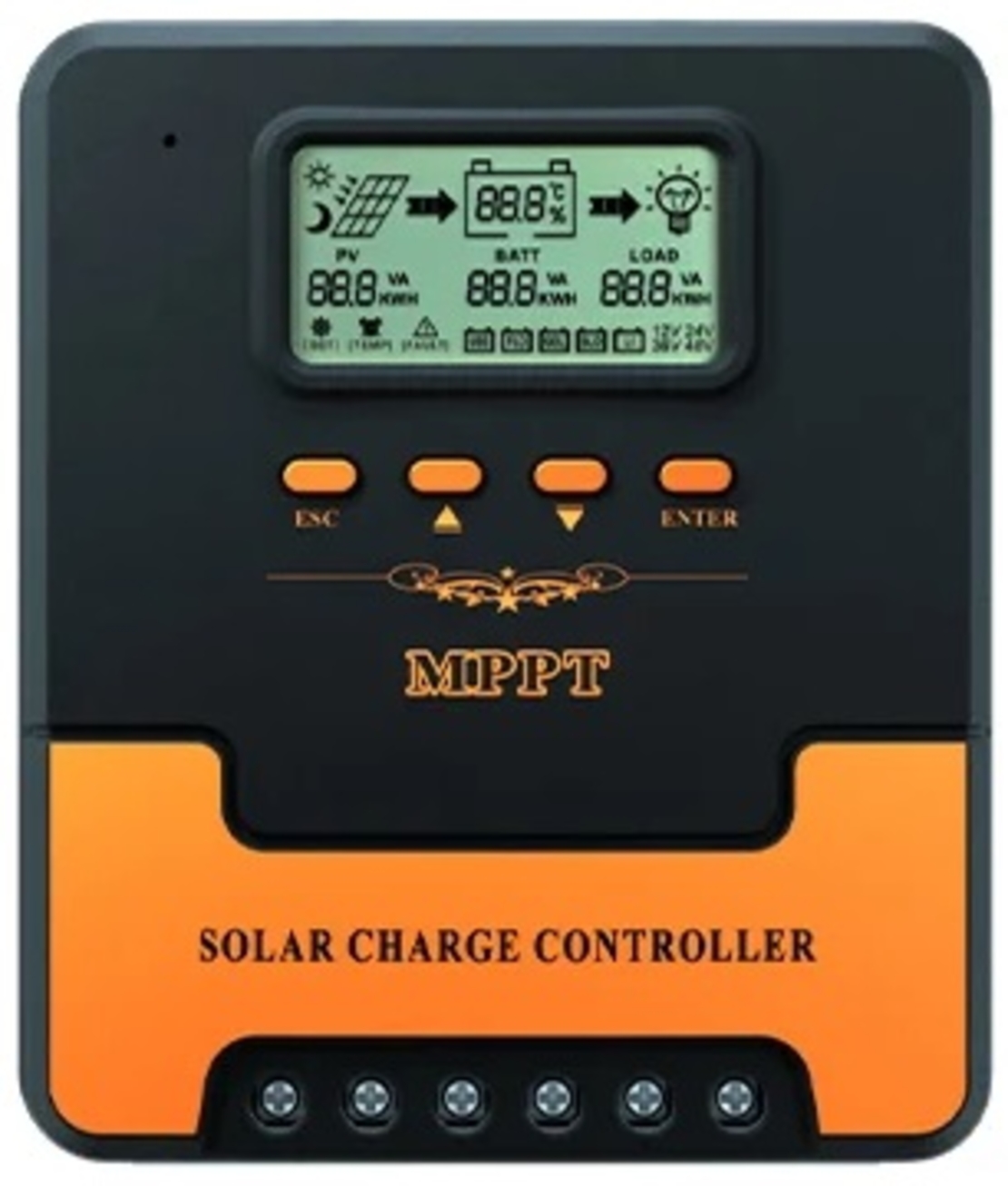 40a MPPT соларно зарядно - соларен контролер 12/24 v
