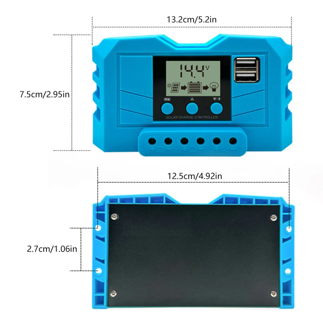 30А PWM Соларен Контролер - Lead Acid , Lifepo4 , LiIon , AGM ....