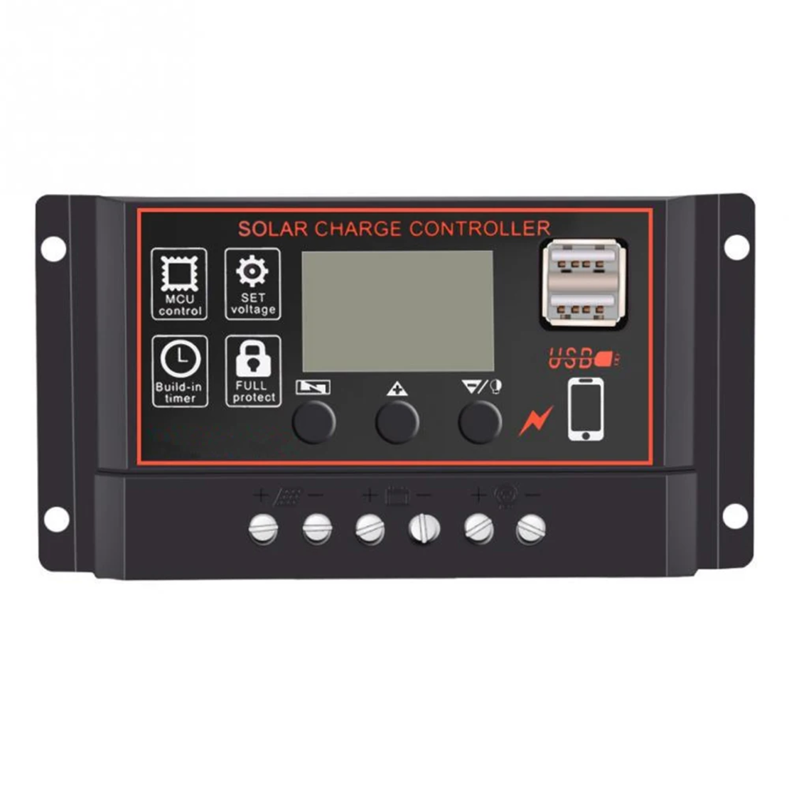 30А PWM Соларен Контролер - Lead Acid , Lifepo4 , LiIon , AGM ....