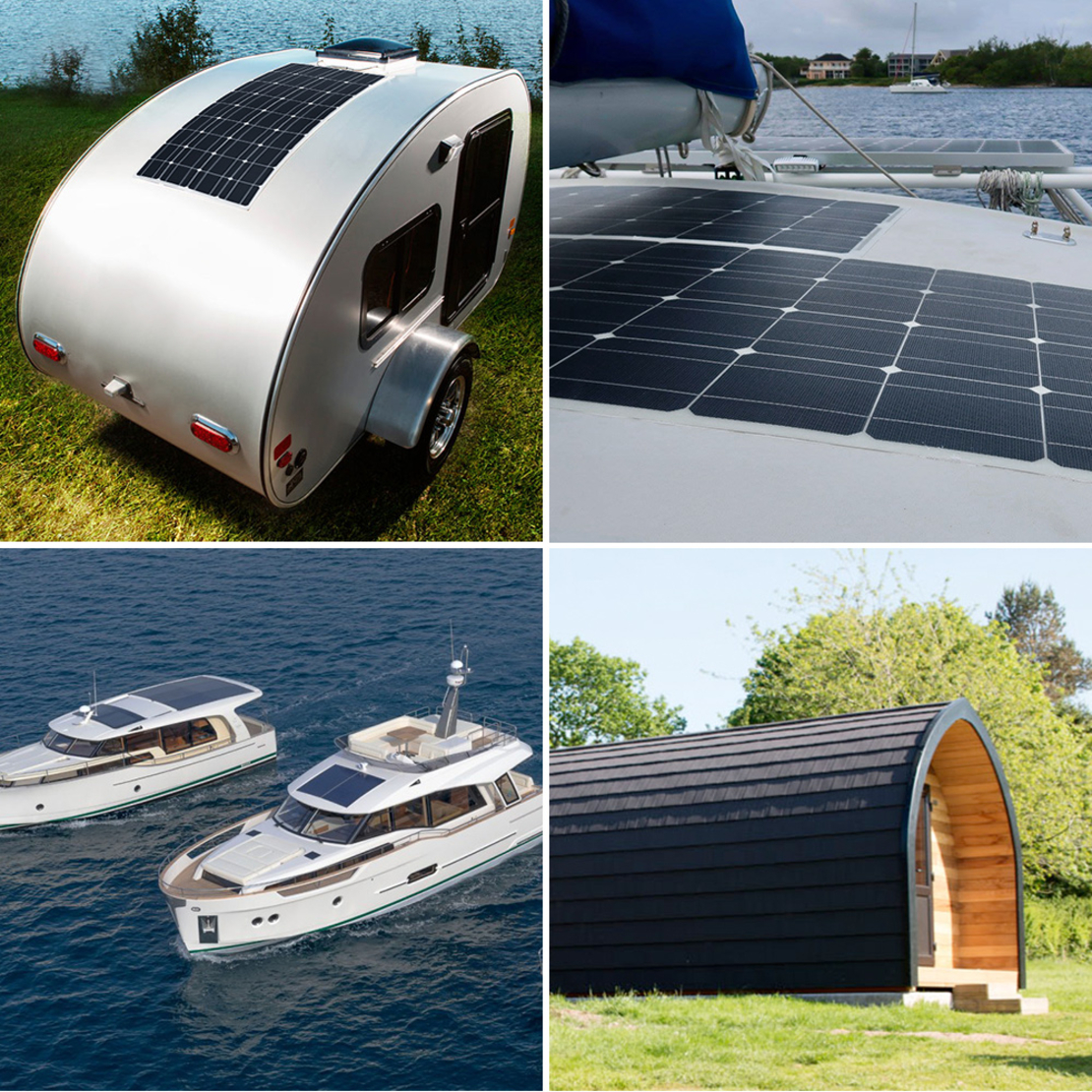 Комплект  100w гъвкав соларен панел + 30А контролер + кабели