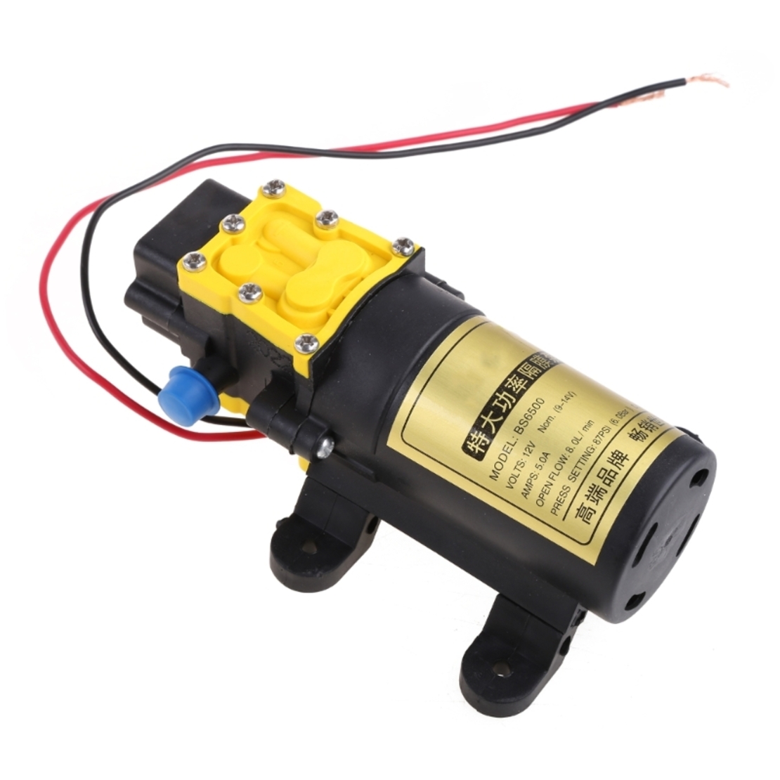 Автоматична диафрагмена помпа 12v 87psi 8литра / мин - хидрофор 12v