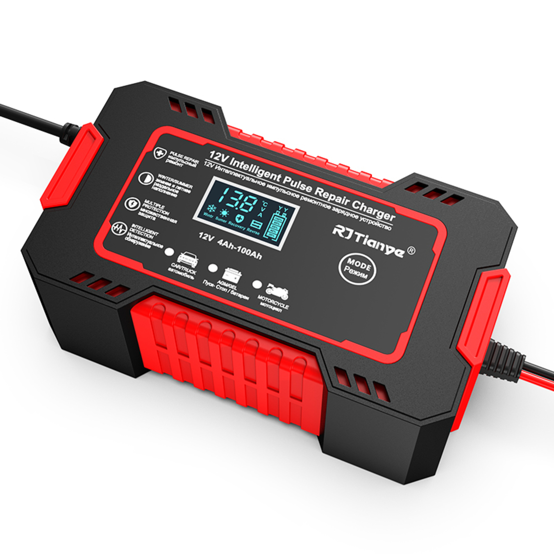 Смарт Импулсно Зарядно за Акумулатори 12v 6A