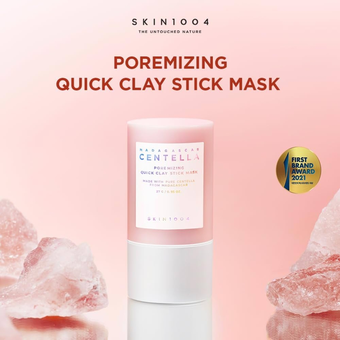 Маска с отмиване тип стик с 5 вида глина, розова сол, алое, азиатска центела Skin1004 Poremizing Quick Clay Stick Mask