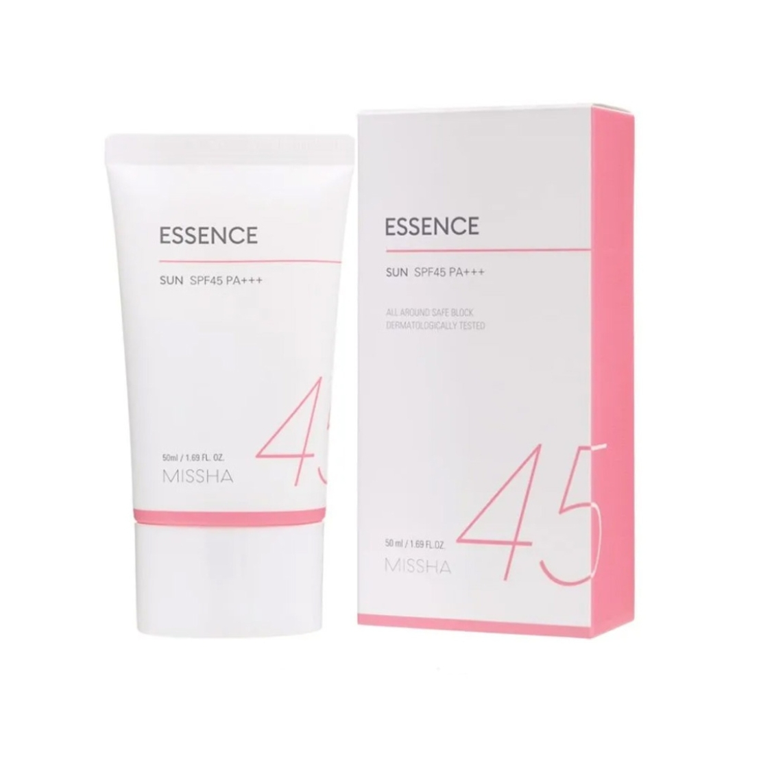 Слънцезащитна есенция с SPF45, Missha All Around Safe Block Essence Sun SPF45+ PA+++, 50 мл