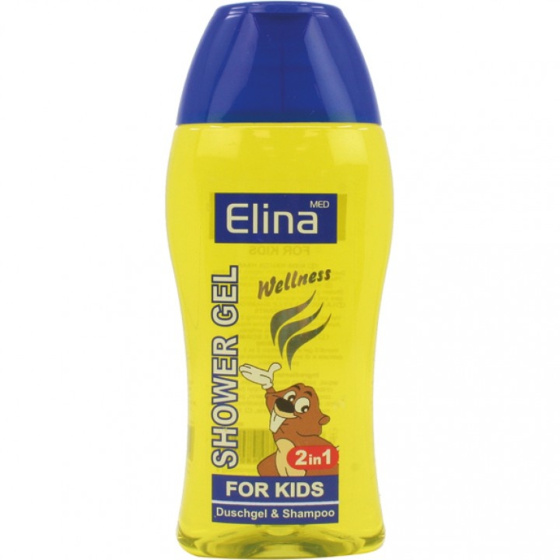 Детски душ гел с аромат на дъвка Elina med Wellness Shower gel Kids 250 мл