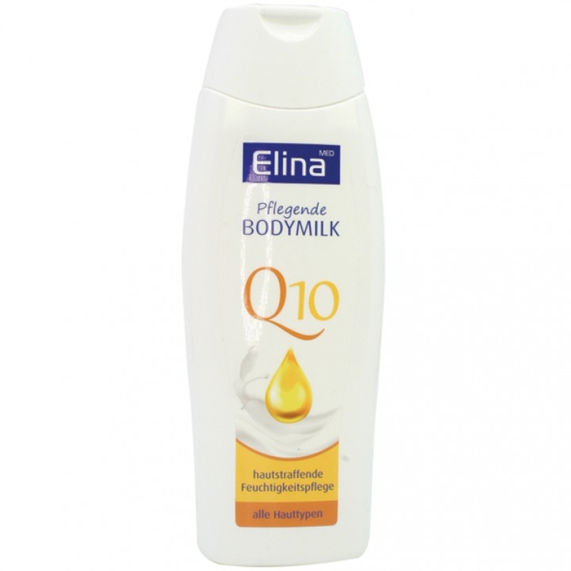 Стягащото мляко за тяло с Q10 за суха кожа Elina med  Q10 Body milk 250 мл