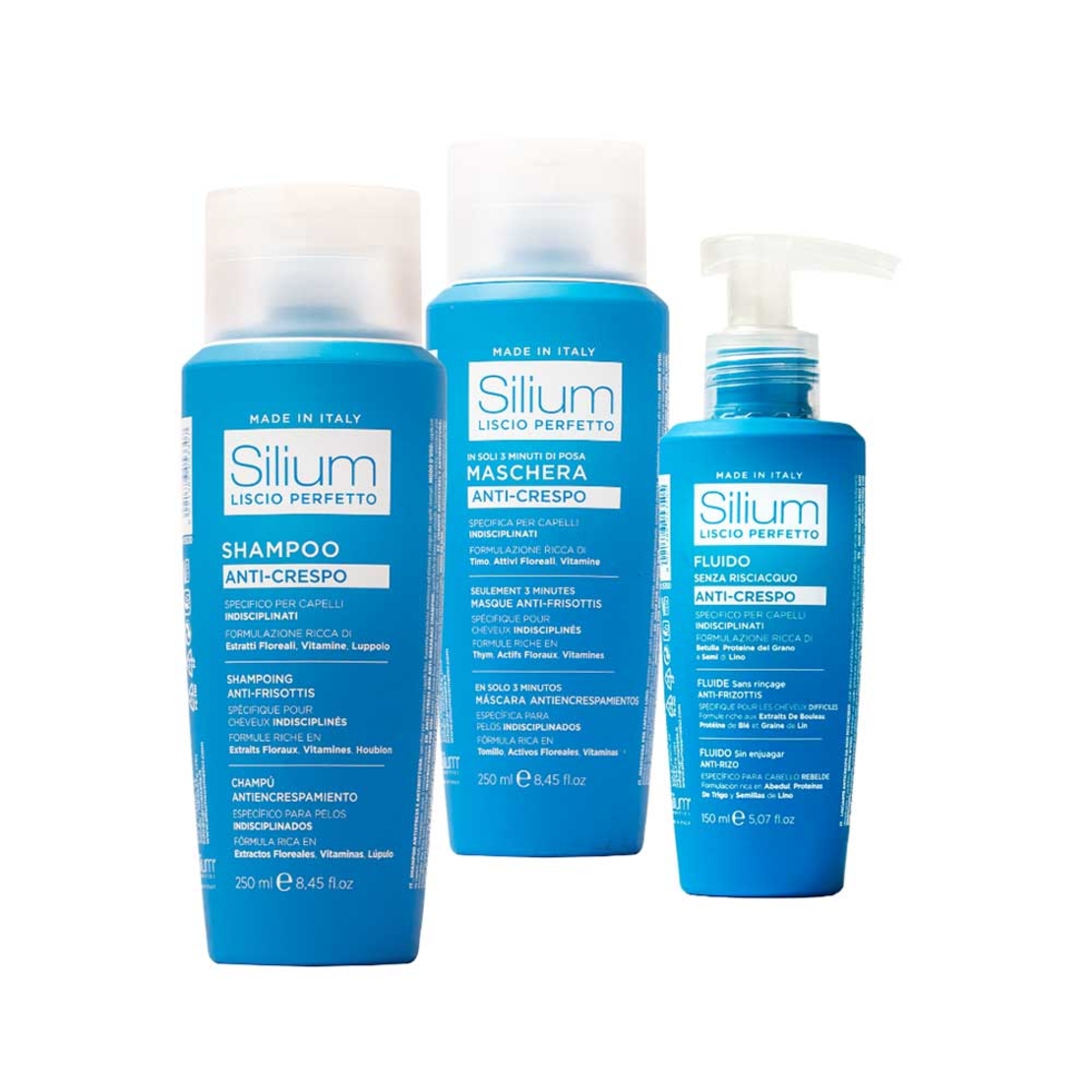 КОМПЛЕКТ ПРОТИВ КЪДРЕНЕ ЗА НЕПОКОРНА КОСА SILIUM PERFECT STRAIGHT KIT