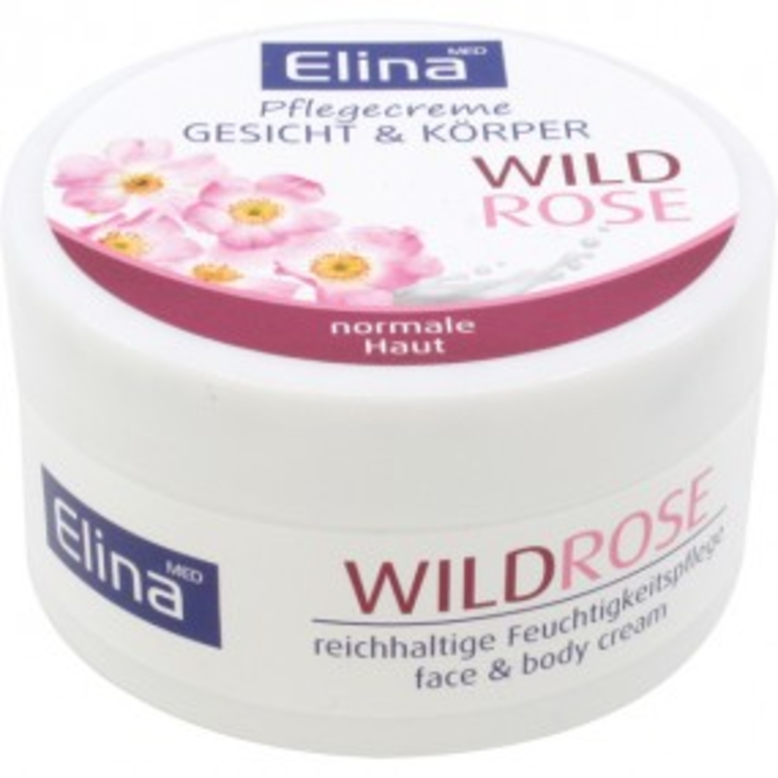 Крем за лице и тяло с екстракт от дива роза Elina med Face and body cream Wild rose 150 мл