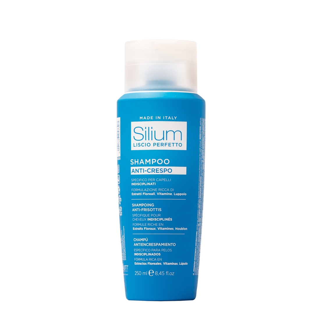 ШАМПОАН ПРОТИВ КЪДРЕНЕ СПЕЦИАЛНО ЗА НЕПОКОРНА КОСА Silium Perfect Smooth Anti-Frizzy Shampoo 250 мл