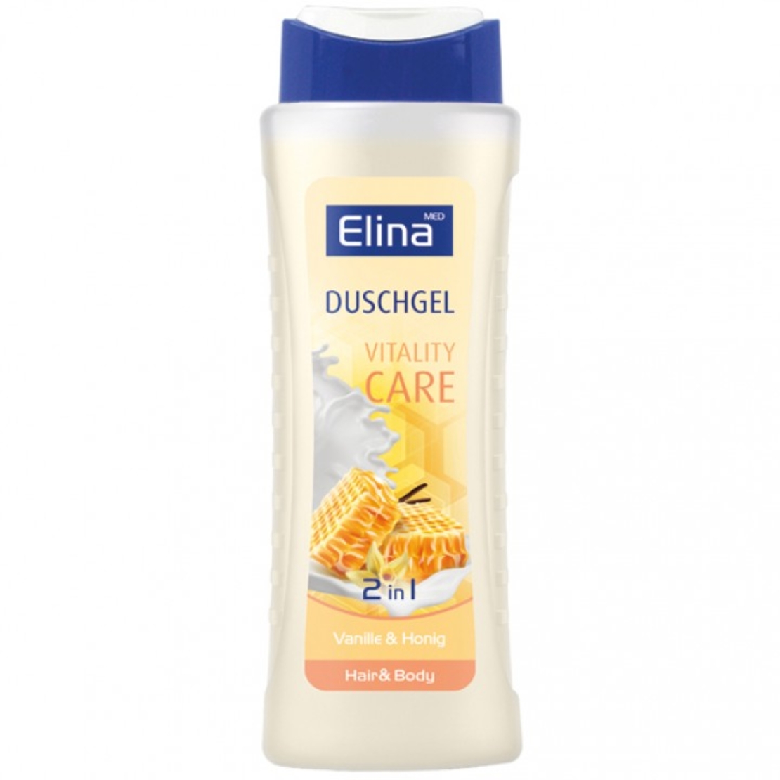Душ гел с аромат на мед и ванилия Elina med Shower gel Vitality Care 300 мл