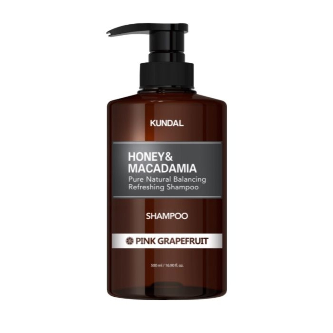 Натурален шампоан с розов грейпфрут KUNDAL Honey & Macadamia - Shampoo Pink Grapefruit 500 мл