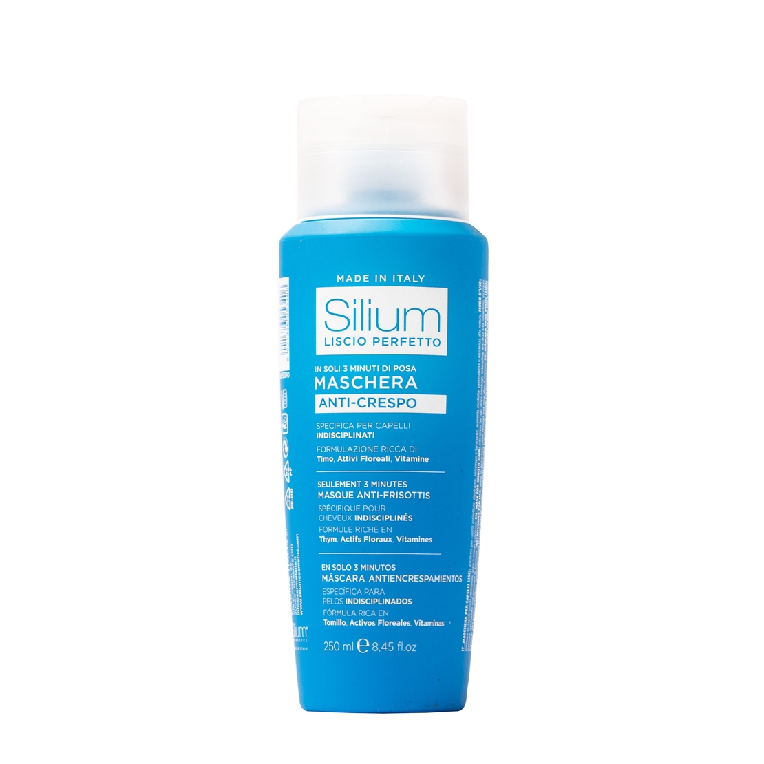 МАСКА ПРОТИВ КЪДРЕНЕ СПЕЦИАЛНО ЗА НЕПОКОРНА КОСА Silium Perfect Smooth Anti-Frizzy Mask 250 мл