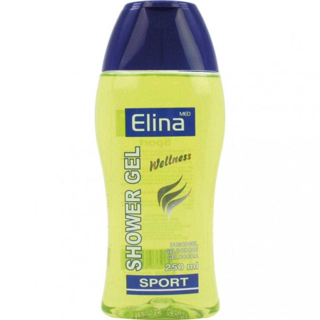 Душ гел с аромат на манго и праскова Elina med Wellness Shower gel Sport 250 мл