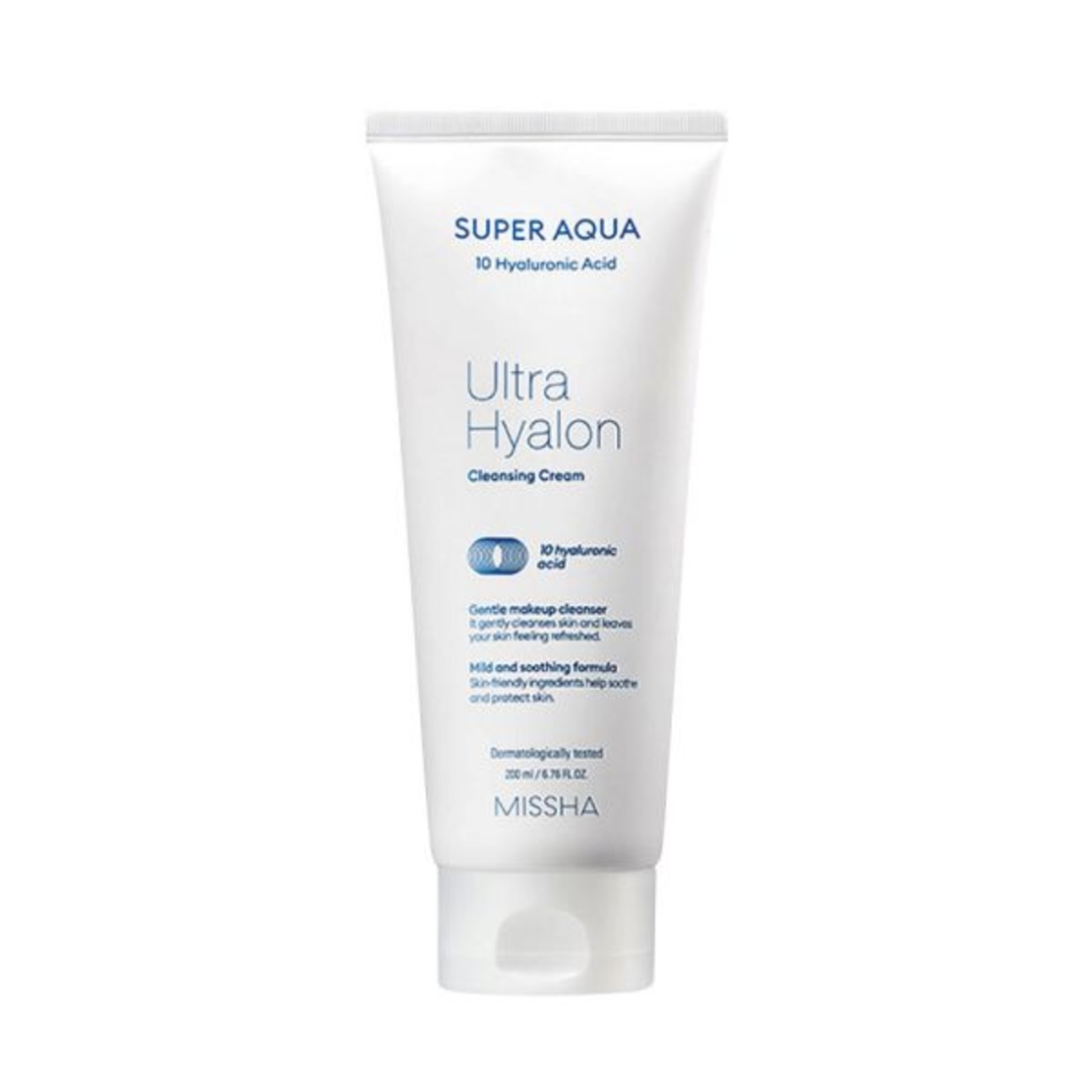 Почистващ крем с 10 вида хиалронова киселина Missha Super Aqua Ultra Hyalron Cleansing Cream 200 мл