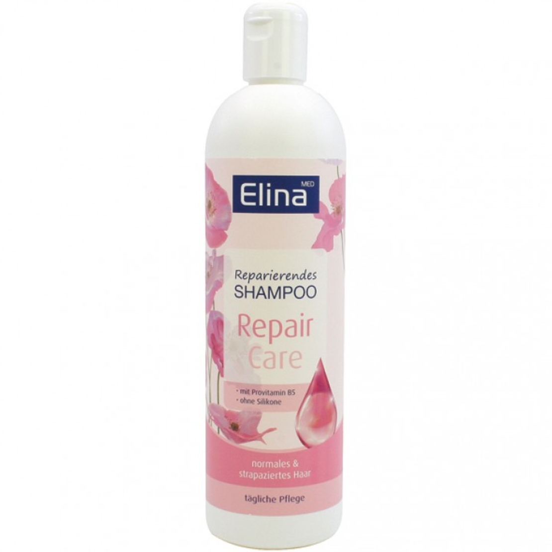 Шампоан с провитамин B5, колаген и урея за нормална и увредена коса Elina med Shampoo Repair Care Pro Vitamin 500 мл