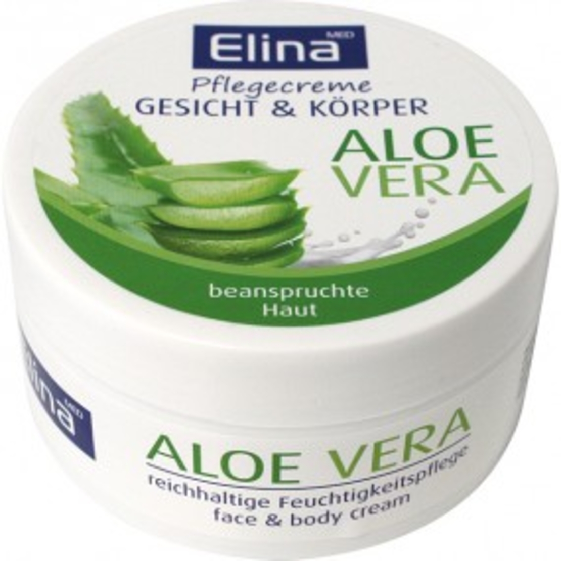 Крем за лице и тяло с нар Elina med Face and body cream Aloe vera 150 мл