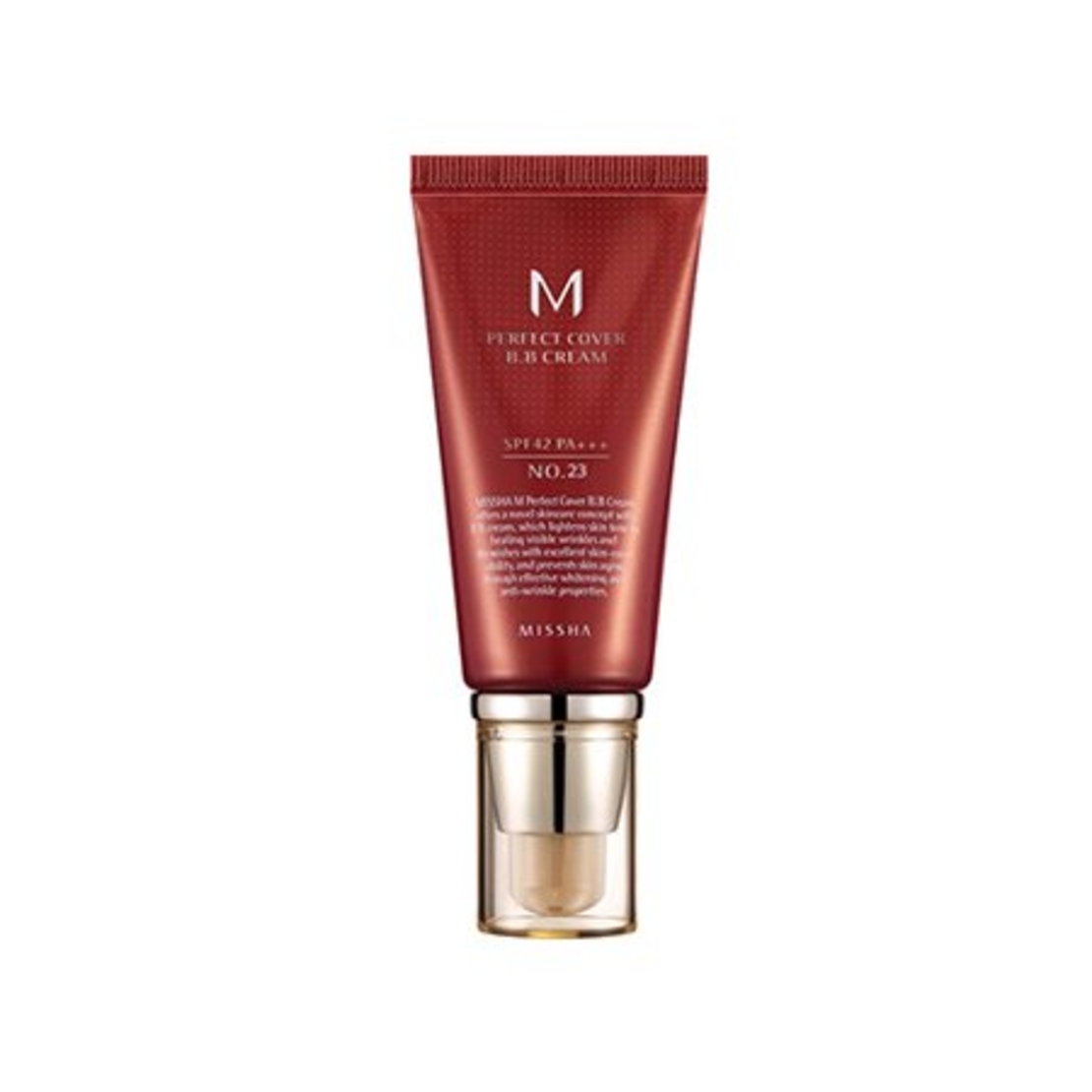 BB Крем с перфектно покритие Missha M Perfect Cover BB Cream SPF42/PA+++ №23 Natural beige, 50 ml