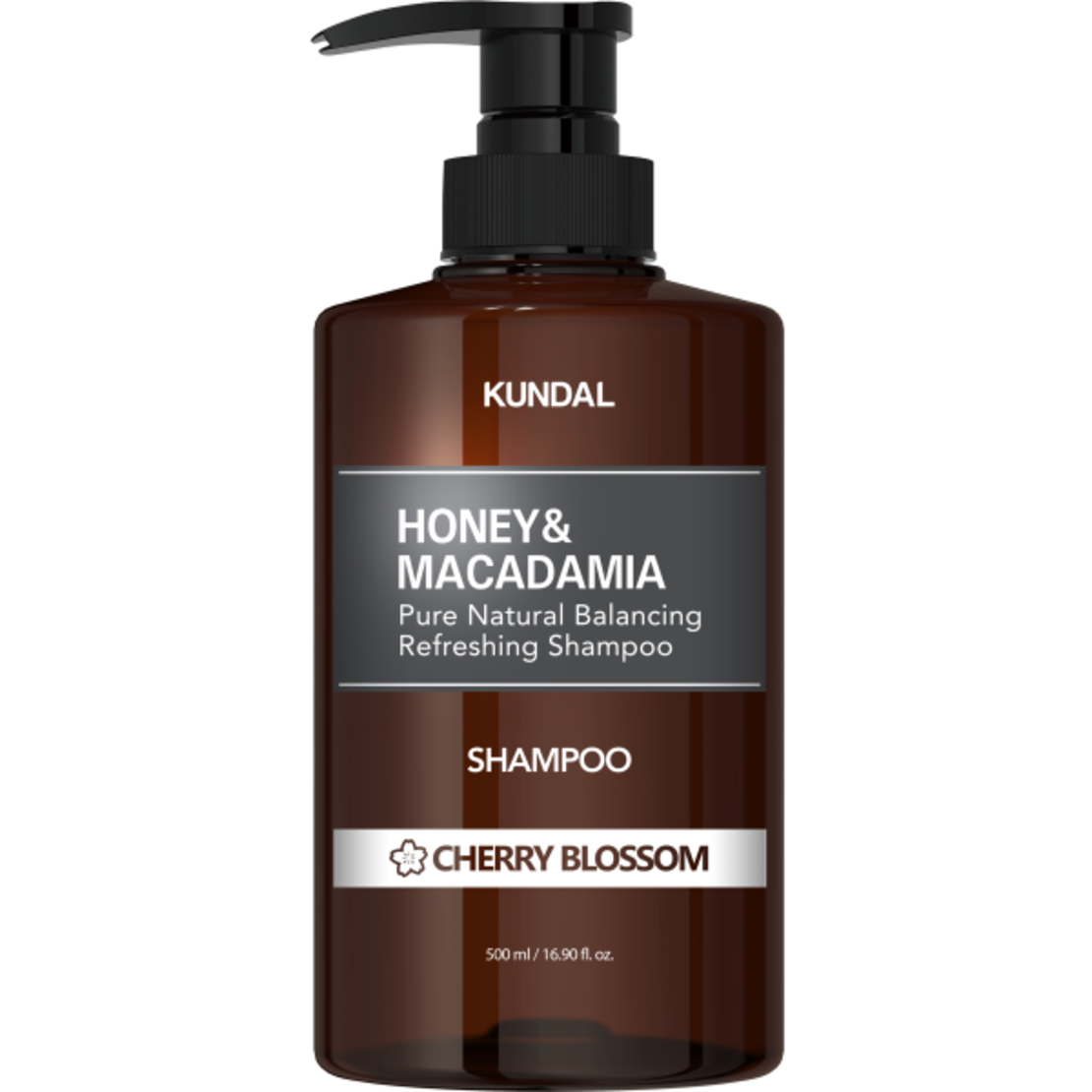 Натурален шампоан с Цвят от Череша KUNDAL Honey & Macadamia - Shampoo Cherry Blossom 500мл