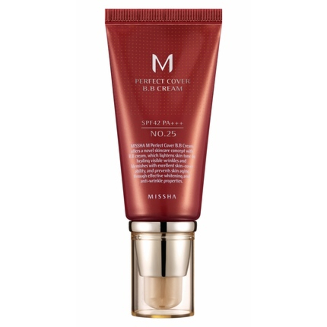 BB Крем с перфектно покритие Missha M Perfect Cover BB Cream SPF42/PA+++ №25 Warm beige, 50мл