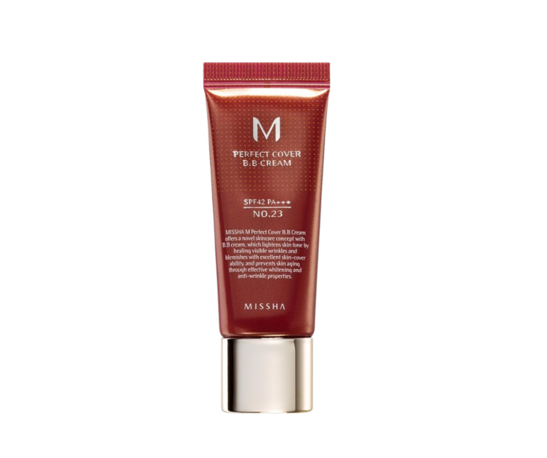 BB Крем с перфектно покритие Missha M Perfect Cover BB Cream SPF42/PA+++ №23 Natural beige, 20 мл