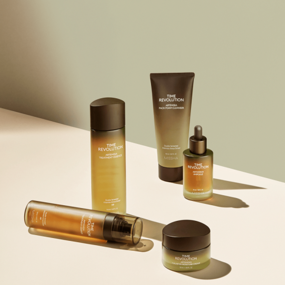 Почистваща пяна 2в1 с пелин Missha Time Revolution Artemisia Pack Foam Cleanser 150 мл