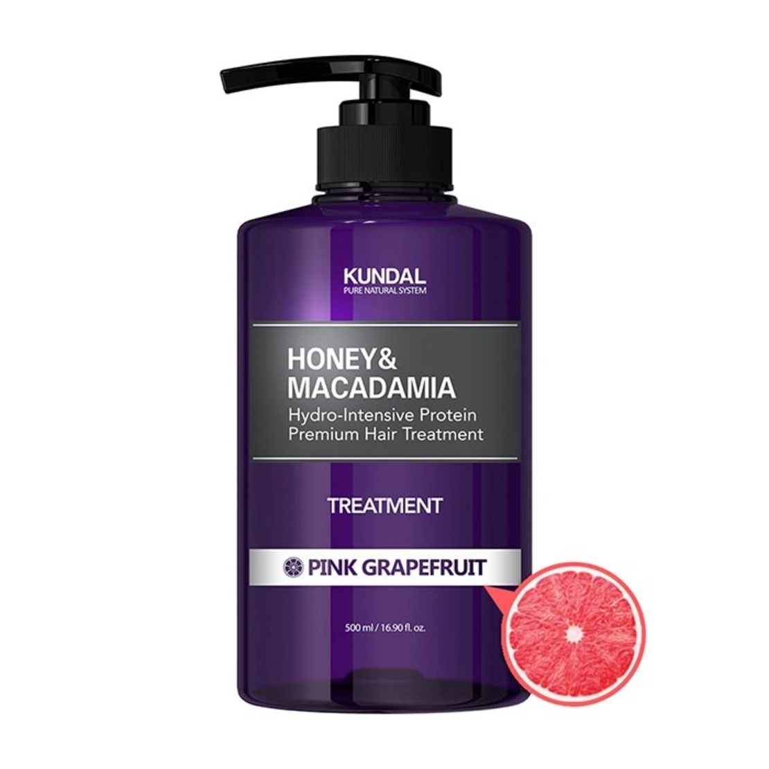 Натурален балсам за коса KUNDAL Honey & Macadamia - Conditioner Pink Grapefruit