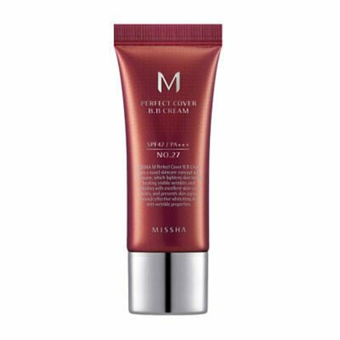 BB Крем с перфектно покритие Missha M Perfect Cover BB Cream SPF42/PA+++ №27 Honey beige, 20 мл