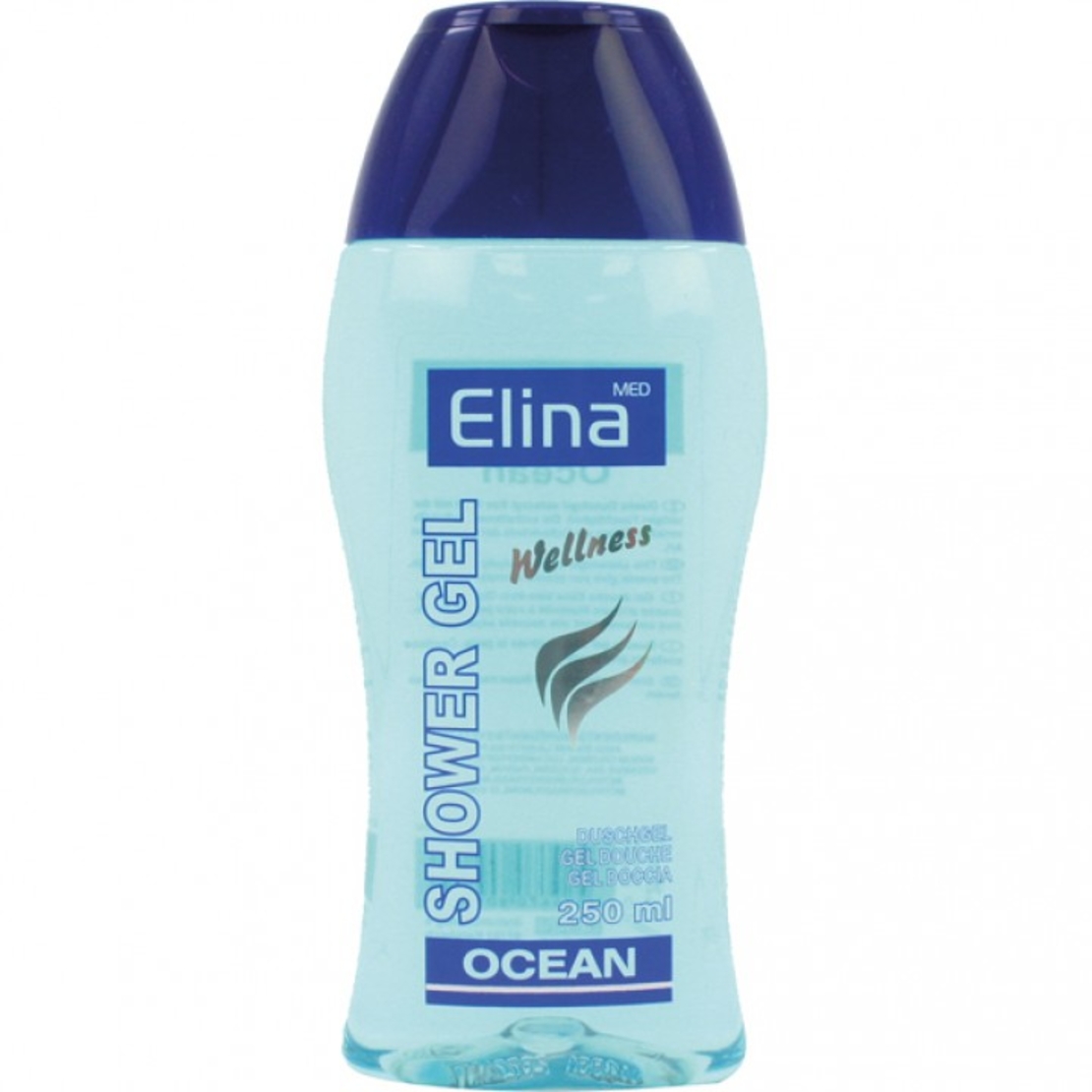 Душ гел с аромат на океански бриз Elina med Wellness Shower gel Ocean 250 мл