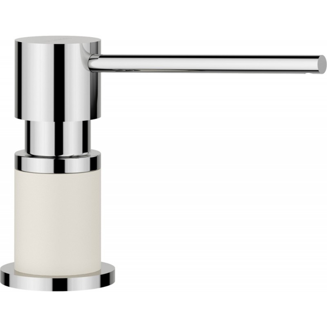 ДОЗАТОР BLANCO LATO ХРОМ/МЕКО БЯЛ- 526955