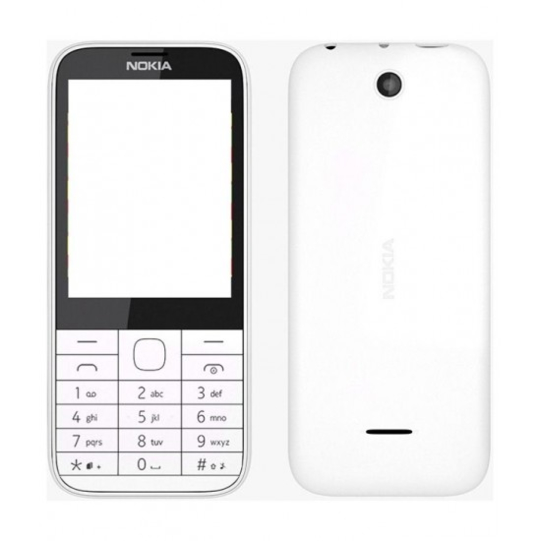 Панел + корпус за Nokia 225 - Черен