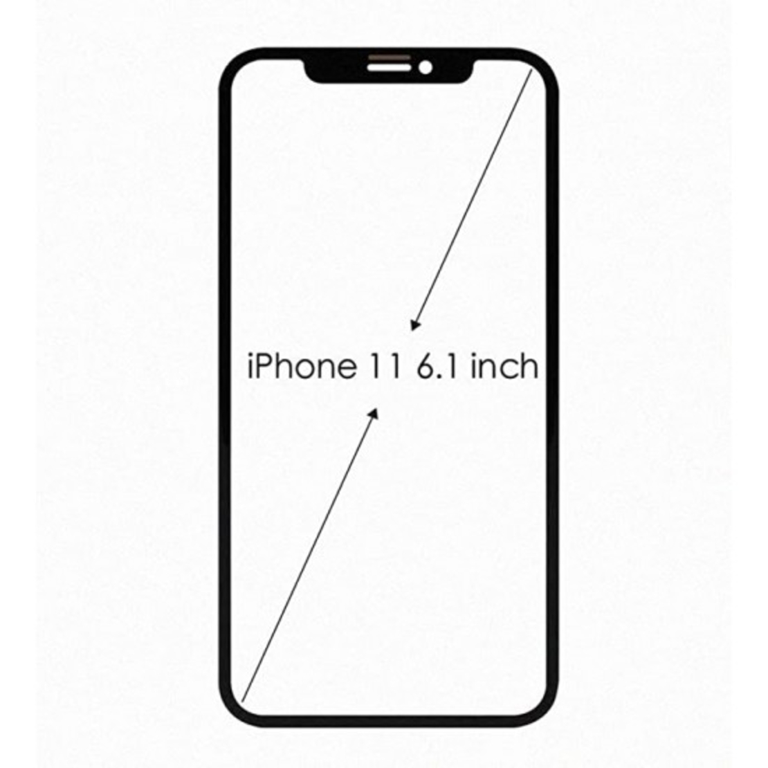 Предно стъкло (части) за iPhone 11 6.1
