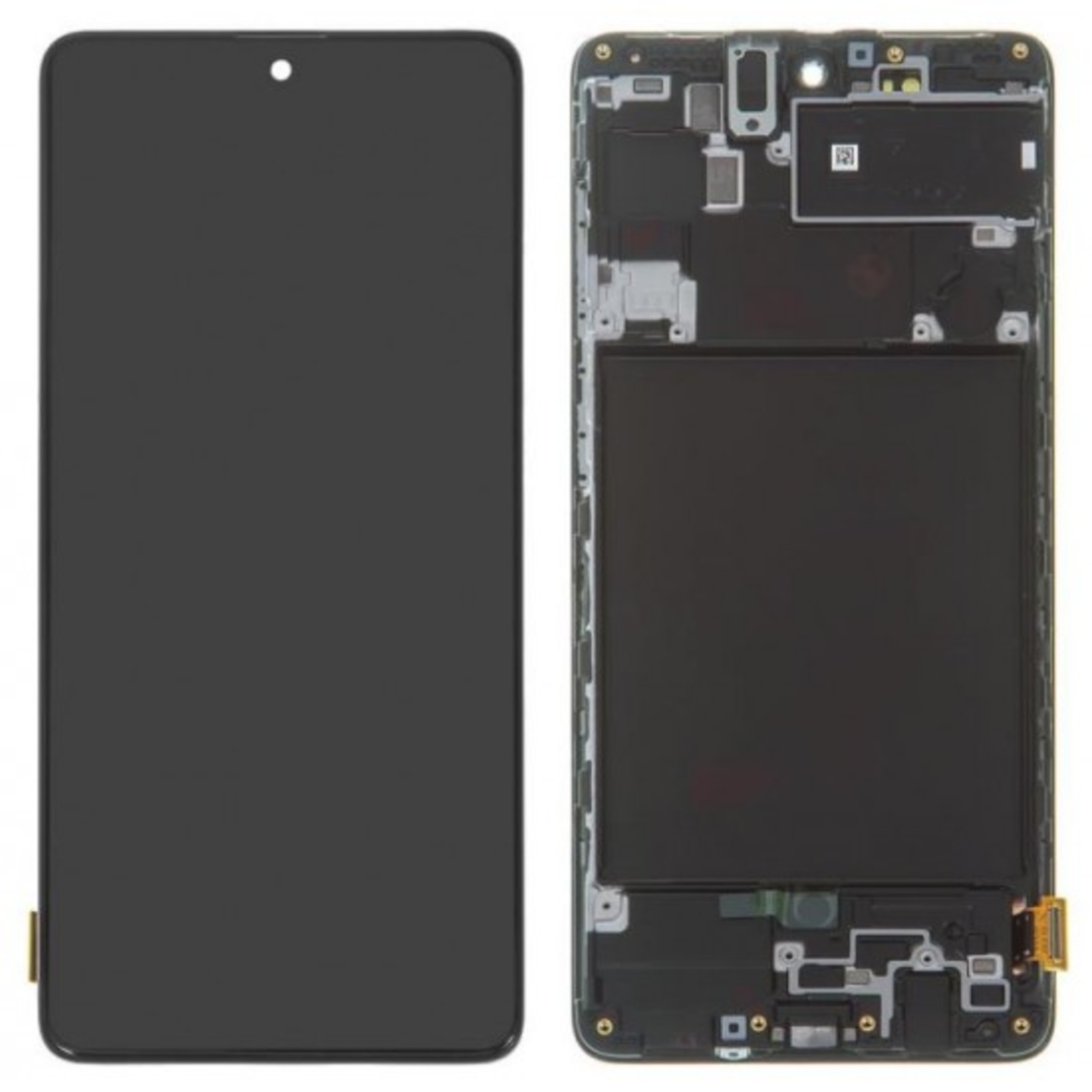 LCD Дисплей с тъчскрийн за Samsung A71 A715 OLED ГОЛЯМ+Рамка