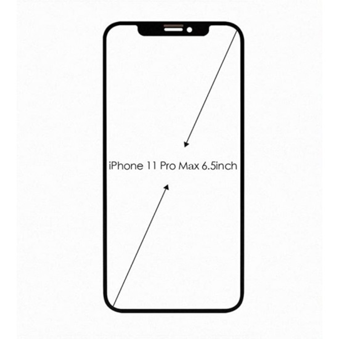Предно стъкло (части) за iPhone 11 Pro max 6.5