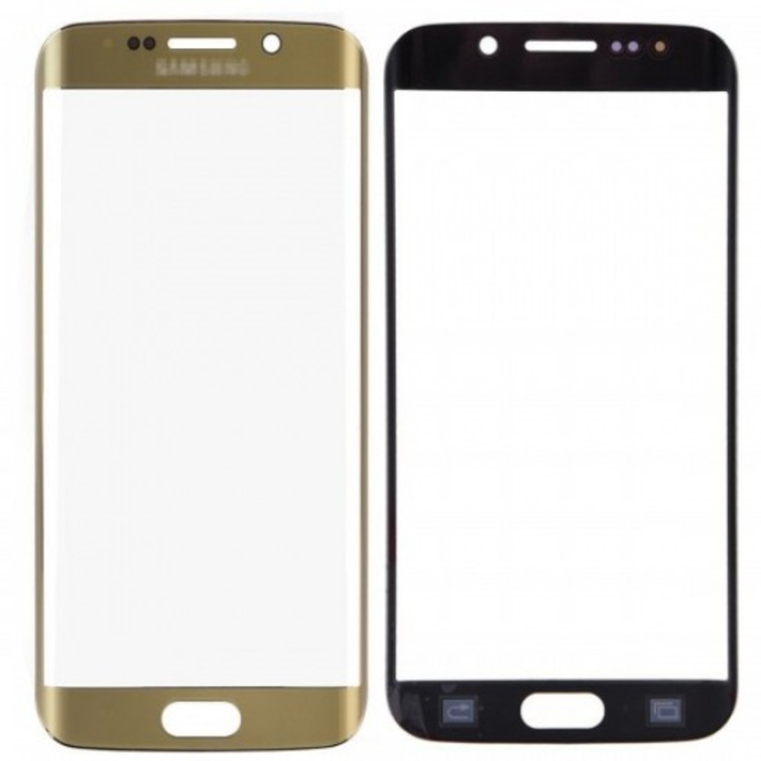 Предно стъкло (части) за Samsung S6 - Златист