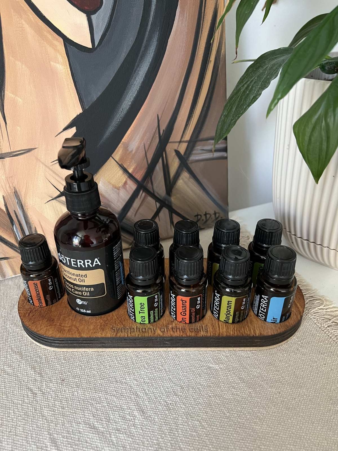 Комплект Симфония на клетката - книга с приложения и дървена поставка