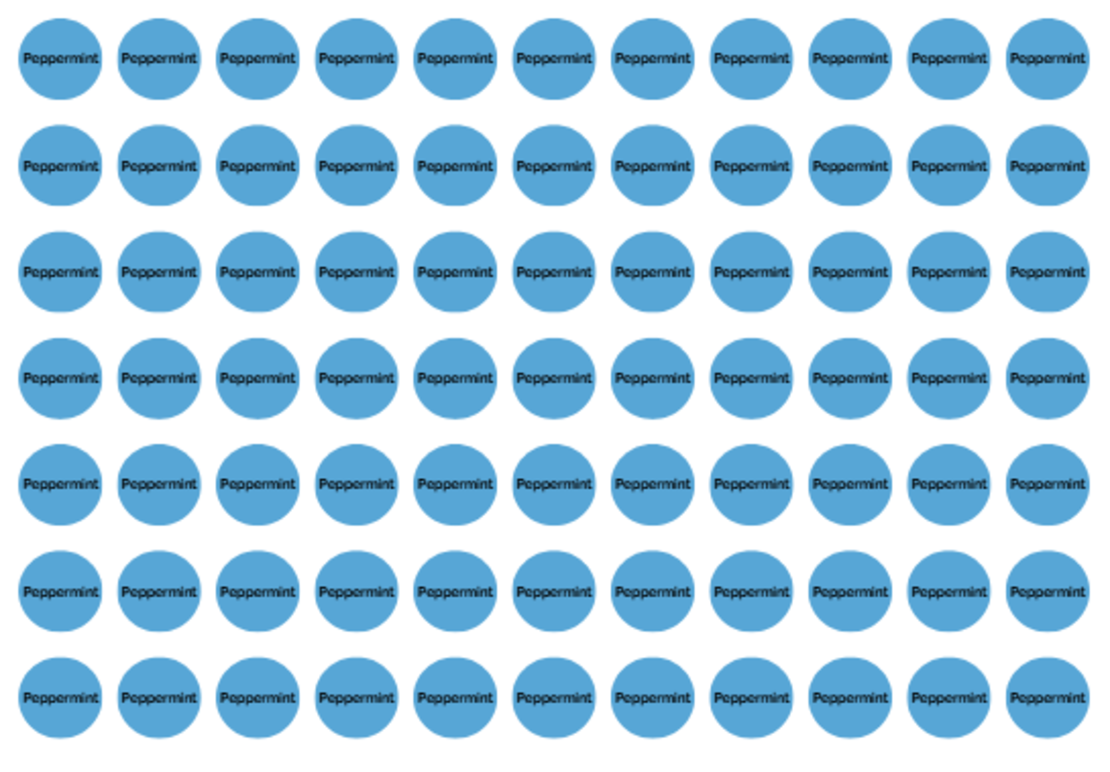 Стикери Мента 72 броя