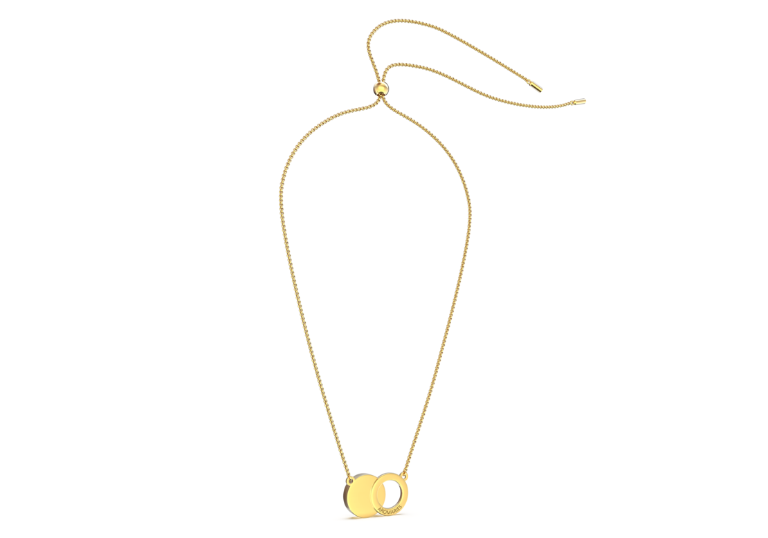 Eclipse - kолие с арома дифузер от 18-каратово злато