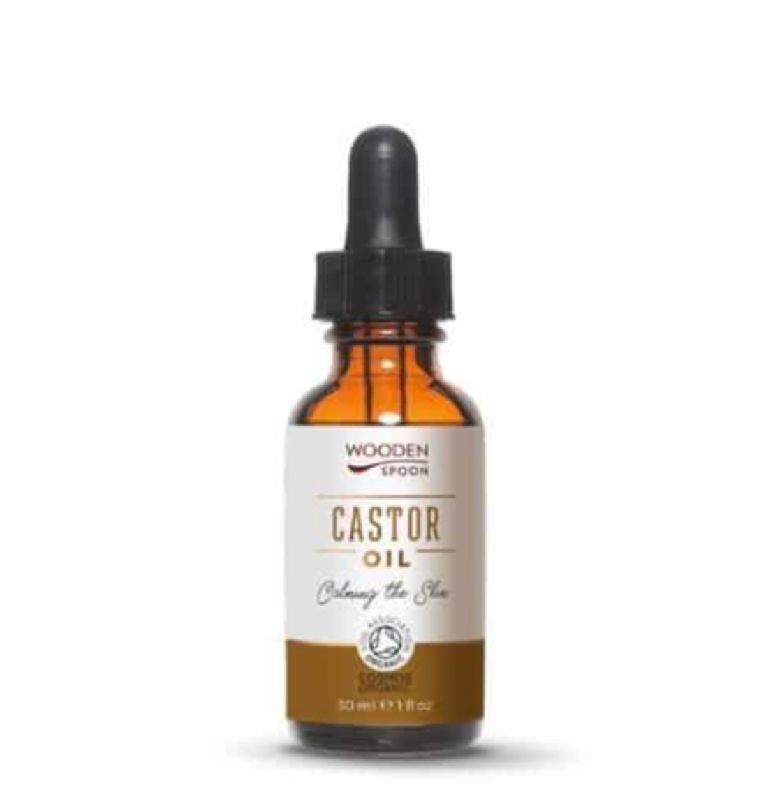 100% Рициново масло, Wooden Spoon, 30ml