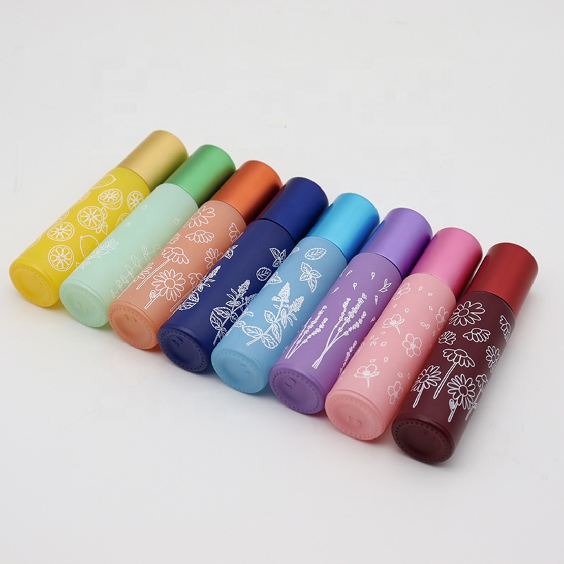 Рол-он бутилка с цветен дизайн